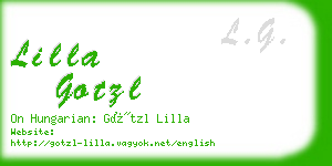 lilla gotzl business card